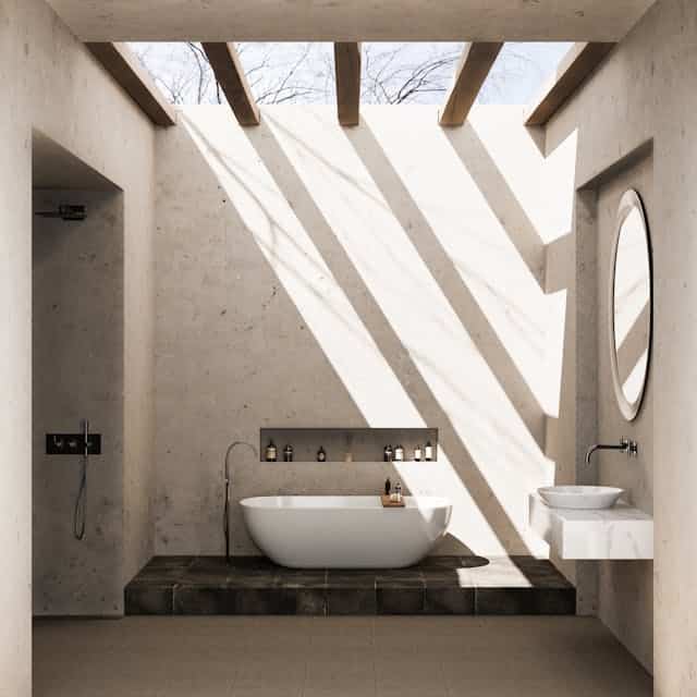 ¿Cómo decorar un baño grande?