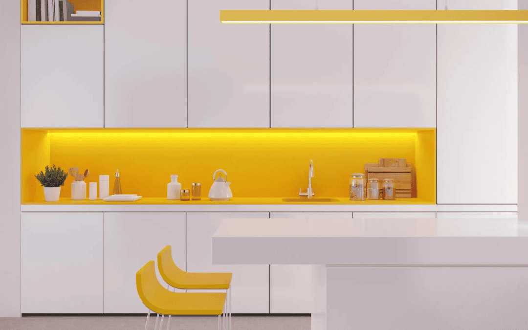 El color amarillo en la cocina: luminosidad y alegría en tu espacio culinario